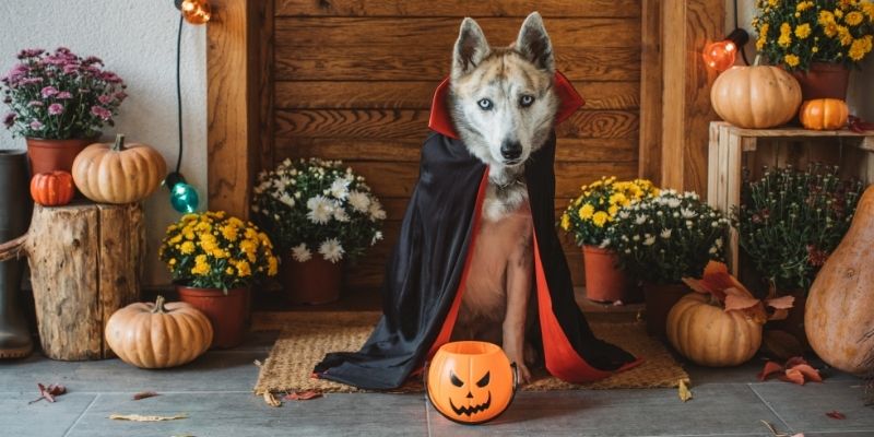 Fantasia para cachorro halloween